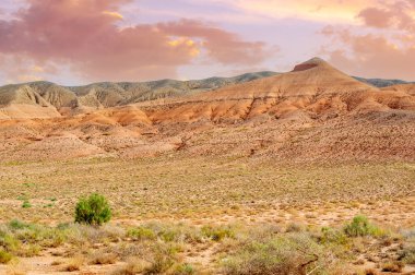 Red Boguty Dağları 'nın hayranlık uyandıran güzelliğini tecrübe edin. Kendinizi bir çöl günbatımının ruhani parıltısına daldırın. Uçsuz bucaksız kum tepelerinin arasında huzur ve huzur bul..