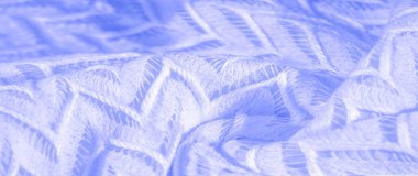 Mavi kumaş, çok katmanlı ipek dantel, koyu renk kış örgü şalı. Desen, arkaplan, desen, ipek