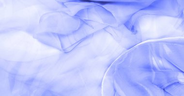 Mavi ipek. Özel olarak en yüksek kalitede kraliyet mavi ipek taftasını kullanarak ortamı hazırlamak için tasarlandı. Hafif, bu madde yumuşak bir parıltı yaratır..