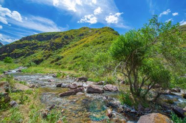 Doğanın güzelliğinin huzurunu hisset. Kayalık kanyondan geçen nehri izle. Etrafını saran dağların muazzam gücünü hisset..