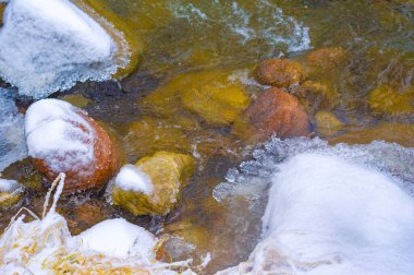 Nehir kışın donar. Bu harika nehir donduğunda gerçek bir kış masalı. Genellikle güzel, doğal bir miras olarak kabul edilir, bir peri masalına dönüşür.