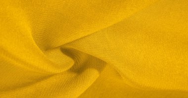 doku arkaplan deseni. Sarı ipek kumaş 