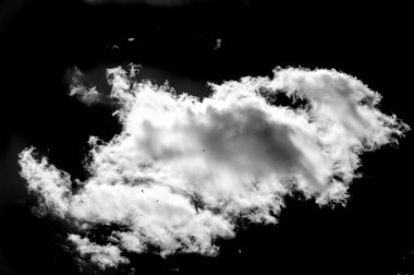 Siyah arka planda beyaz bulut. Profesyonel görünüş için temiz ve minimalist tasarım. İçerik veya tasarım elemanlarına odaklanmanızı sağlar. İşinizi öne çıkaracak şık bir kontrasttır..