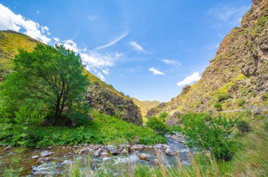 Kanyonda akan nehri izlerken doğanın dinginliğini hissedin. Etrafındaki dağların güzelliğinin tadını çıkar. Kanyonun huzuru seni kaplasın..