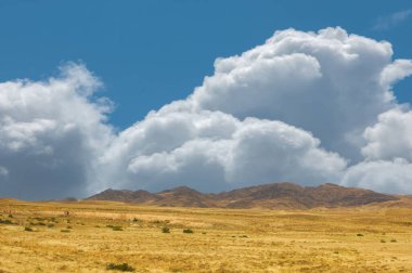 Steppe, Prairie, sade, pampa. Kehribar ve kıpkırmızı renklerle boyanmış bir veda. Güneşin inişi bozkırda yarının ışığını özlüyor. Bitmeyen Günbatımı