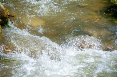 Bir dağ deresinde doğanın dokunulmamış güzelliğini deneyimleyin. Su ve taşların büyüleyici dansını keşfedin. Bu huzurlu ortamda ışık oyununun ve karmaşık detayların tadını çıkarın..