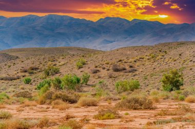 Kırmızı Boguty Dağları 'nın nefes kesici günbatımı manzarasının tadını çıkarın. Güneş dağların ardında batarken doğanın şaheserine tanık olun. Canlı turuncu ve dingin renklerin tadını çıkarın.