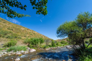 Doğanın dingin güzelliğinin tadını çıkar. Nehrin kayalık kanyonda nasıl zarifçe aktığına bakın. Kendini dağların kalbine daldır ve huzuru hisset..
