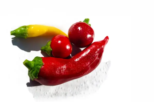 stock image Explore the world of chili peppers and their many uses. Learn about capsaicinoids. compounds responsible for the pungency of pepper. Learn the history and cultural significance of Capsicum annuum.