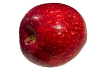 Beyaz arka planda elma. Elma ağacı - gerçek güzelliğin bir örneği