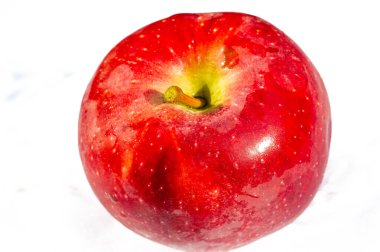 Elma sağlığı ve refahı simgeler. Temel vitamin ve besin bakımından zengin. Lezzetli ve olgun lezzetli bir atıştırmalık ya da bir yemeğe ilave.