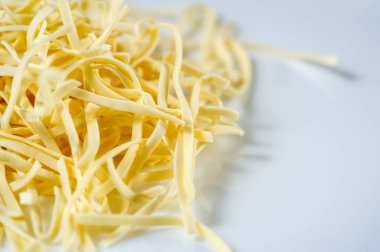 Campofilone 'de hazırlanmış otantik İtalyan makarnası. Lezzetli bir öğle ya da akşam yemeği için ideal. İtalya 'nın tadını masana getiriyor..