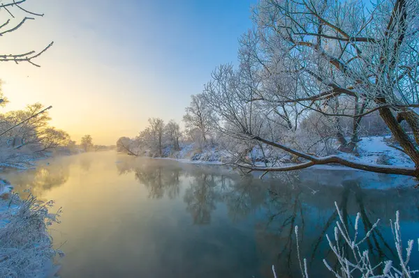 Güneşin doğuşunda doğanın çarpıcı renklerinin tadını çıkar. Güneşin ılık ışıkla buzlu nehri nasıl aydınlattığına bakın. Kış büyüsünün nefes kesici gösterisinden büyülen..