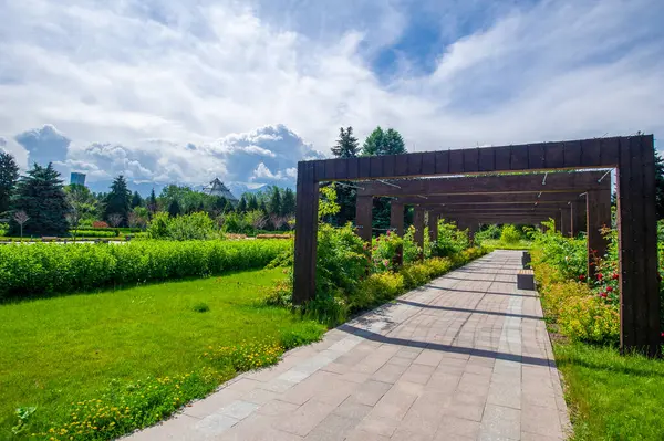 Tahta kemer. Parkın büyüleyici sokaklarını keşfedin, her adımın keşfedilmeyi bekleyen doğal harikalar için yeni bir sayfa açtığı. Doğa Yolu Mutluluğu
