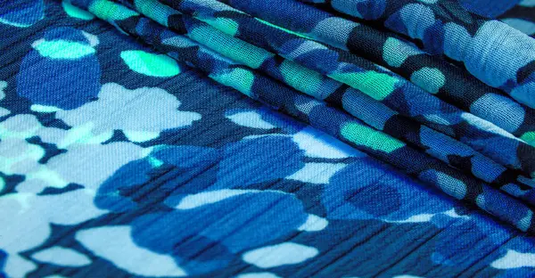 Desenli tasarım, ipek kumaş, kadın eşarbı, beyaz kırmızı-kahverengi soyut daireler, projeniz başarılı olacak, eğer bu kumaşı kaldırırsanız, silinmez etkiler bırakacak.