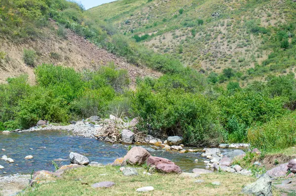 Dağ kanyonundaki doğal güzelliğin tadını çıkar. Nehrin kayalık arazide huzurlu akışını hisset. Temiz dağ havasını içine çek ve görkemli manzaranın tadını çıkar..