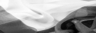 Zarif ipek kumaşın lüks hissini tecrübe et. Zamansız entelektüellik için zarif siyah beyaz tonlar. Hafifçe buruşmuş doku herhangi bir tasarıma derinlik ve boyut ekler..