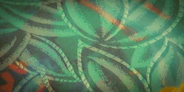 Yumuşak altın, pembe ve yeşil renklerde çiçek desenli ışıltılı kumaş. Akan doku zarif, zarif bir tasarımın moda, dekor veya tekstil için mükemmel olduğunu vurgular..