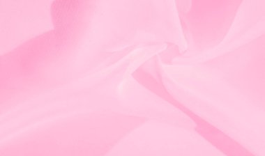 Pürüzsüz ve zarif kıvrımları olan bulanık pembe kumaş. Katmanlı doku yumuşak, zarif bir etki yaratıyor, kadınlığı ve hafifliği çağrıştıran tasarım projeleri için ideal..