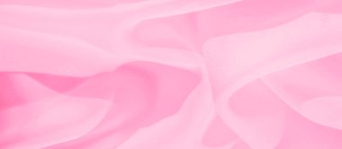 Yumuşak kıvrımları olan bulanık pembe kumaş narin, rüya gibi bir doku yaratır. Kumaşın şeffaf doğası, yaratıcı projeler için ideal, havadar ve ruhani bir kalite ekler..