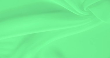 Bulanık yeşil kumaş, sıvı kıvrımları ve ipeksi dokusu var. Kumaşın doğal kıvrımları modern tasarımlar için mükemmel, zarif ve soyut bir kompozisyon yaratır..