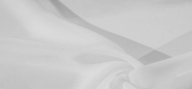 Bulanık beyaz kumaş yumuşak bir şekilde katlanarak ince gölgeler oluşturur ve yüzeyini aydınlatır. Minimalist dokusu sakin ve pürüzsüz bir estetik sunuyor, arka plan veya tasarım için mükemmel.