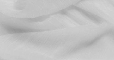 Zengin, dokulu bir yüzeyi olan akışkan beyaz kumaş bulanıklığı. Nazik dalgalar ve pürüzsüz dalgalar, sakin ve temiz tasarım elementleri için ideal, zarif, soyut bir desen oluşturur..