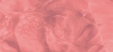 Yumuşak, akışkan kıvrımları ve parlak ve mat dokuları olan pembe bir kumaş. Pürüzsüz yüzey ve hassas iplikler dengeli ve sakin bir kompozisyon yaratır, arka plan için mükemmeldir..