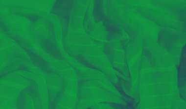 Kıvrımlı kıvrımları derinlik ve doku oluşturan canlı yeşil bir kumaşın bulanıklığı. Akan tasarım hareket ve akıcılık hissi verirken, ince ışıklandırma maddeye boyut katıyor..