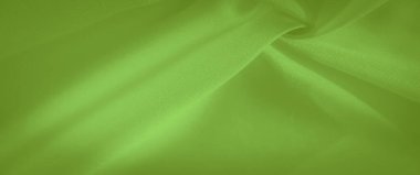 Pürüzsüz, akıcı dokuya sahip canlı yeşil kumaş bulanıklığı. Yumuşak kıvrımlar ışığı yansıtıyor, kumaşın parıltısını arttırıyor ve kompozisyon boyunca hareket hissi veriyor..