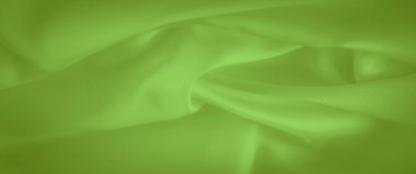 Kumaşlar parlak yeşil renk ve yumuşak kıvrımlar yumuşak ışık altında parlayan pürüzsüz bir doku oluşturur. Akıcı ve zarif görünümü onu herhangi bir proje için görsel olarak çekici kılıyor..