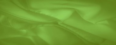 Karmaşık kıvrımları olan canlı yeşil kumaş bulanıklığı, yumuşak ışığı yansıtıyor. Hassas malzeme pürüzsüz, akışkan hatlar yaratır. Bu da onu yeni bir tasarım için ideal bir zemin haline getirir.,