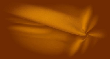 Pürüzsüz, pürüzsüz dokuları ve yumuşak kıvrımları olan turuncu kumaş bulanıklığı. Kumaşın yüzeyi yumuşak ışığı yakalar ve sıcaklığı ve konforu çağrıştıran dinamik bir akış yaratır..
