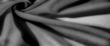 Siyah, Görüntü, ince gölgeli, yumuşak kıvrımlı, yumuşak kıvrımlı, ince gölgeli, yumuşak görünümlü, sofistike bir kumaş görüntüsü..
