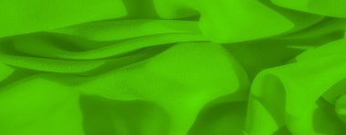 Neon yeşil kumaş bulanıklığı kıvrımların dinamik bir bileşimini sunar yumuşak dokular ve tanımlanmış gölgeler. Yumuşak kıvrımlar ve katmanlı yapı kumaşta derinlik ve hareket yaratır.