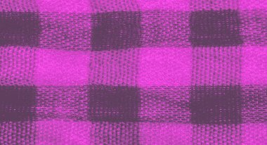 Yakın plan pembe ve siyah kumaş, sıkıca katlanmış. Karmaşık gölgeler ve derinlik yaratıyor. Damalı desen kalın tasarımı ile öne çıkıyor, hem doku hem de dinamik hareket sunuyor.