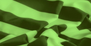 Kalın çizgili ve yumuşak kıvrımlı yeşil ve siyah kumaş üzerinde bulanık bir etki. Doku ve karşıtlık onu yaratıcı arka planlar için ideal kılıyor, derinlik ve tarz ekliyor.