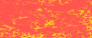 Dinamik turuncu ve sarı eğimli bulanık tekstil kumaşı. Yumuşak, soyut şekiller, doğal ya da çiçekli desenleri taklit ederek cesur bir görsel etki yaratıyor..