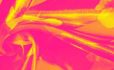 Çiçek desenleri ile yoğun pembe ve sarı kumaş örtüsü, rüya gibi, canlı bir ton karışımı sunuyor. Renk ve dokunun etkileşimi derinlik ve görsel entrika ekler..