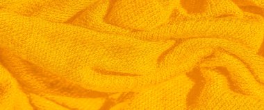 Yumuşak kıvrımlı parlak sarı kumaşlar, rahat, davetkar bir dokuya sahip, tekstil arkaplan ve dekor için ideal, her tasarıma sıcaklık katan canlı bir tona sahip..