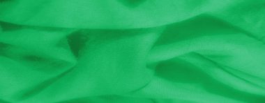 Yumuşak kıvrımlı bulanık yeşil kumaş derinlik ve doku yaratıyor. Kumaşın akışı karmaşık detayları ve hassas gölgeleri yakalıyor, zarafet ve lüks hissi uyandırıyor..