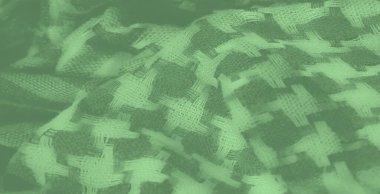 Yumuşak yeşil kumaş, dokuma çizgiler ve karmaşık çekler. Bu kumaşın desenli deseni ve doğal kıvrımları dijital veya yazdırma tasarımları için uygun bir estetik cazibe ekler.