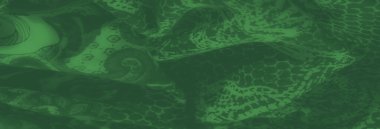 Karmaşık çiçek desenli bulanık yeşil kumaş. Hassas desenler ve yumuşak, lüks bir doku onu sanatsal ve tasarım odaklı projeler için mükemmel kılar..