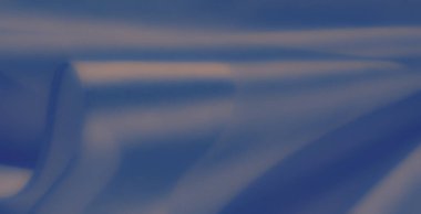 Bulanık mavi kumaş katmanları yumuşatıcı, dokulu bir görsel yapıya dönüşür. Tasarım ve sanatsal çabalar için çağdaş ve zarif bir zemin sunar..