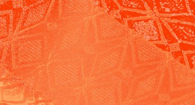 Karmaşık desenli, soyut turuncu bir kumaşın bulanık dokusu. Kumaş, parlak renkler ve sıvı benzeri şekillerle iç içe geçmiş çeşitli parlak elementleri sergiler. İlginç bir görsel efekt yaratır.