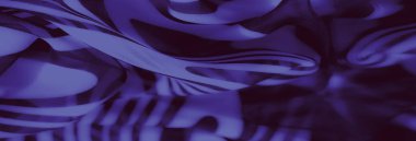 Bulanık mor çizgili kumaşın zarafetini yakalar, yumuşak kıvrımlarla ışık ve gölgeden oluşan ritmik bir dans yaratır, modern soyut tasarım kavramları için mükemmeldir..