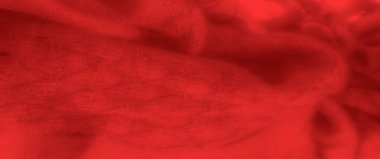 Hassas dokusu ve kıvrımları olan koyu kırmızı bir kumaşın bulanıklığı hareket ve derinlik hissi katıyor. Tasarım geçmişi, tekstil sanatı ya da kumaş çalışmaları için mükemmel..