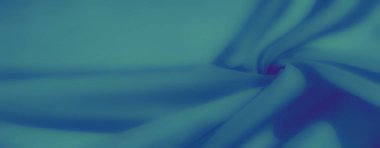 Dalgalanan mavi kumaş pürüzsüz grafikler ve yumuşak dokular ile, dekoratif veya sanatsal tasarımlar için ideal rafine ve sakin bir soyut kompozisyon sunar..