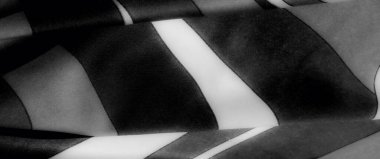 Görüntü. Pürüzsüz, akıcı bir dokusu olan zarif gri pullu kumaş ışık ve gölgenin bir karışımını sergiliyor. Karmaşık kıvrımlar maddenin içinde derinlik ve akıcılık hissi yaratıyor..