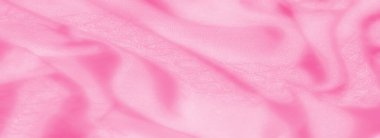 Derinlik ve doku ekleyen karmaşık kıvrımları olan pembe kumaş bulanıklığı, yumuşak, yumuşatıcı bir pastel tonda yakalanır. Yumuşak yüzey, sakin ve zarif bir zemin sunar..